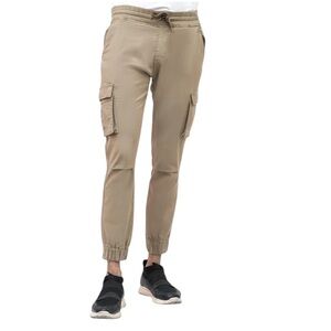 CHARCOAL Men's Small/30 Cargo Jogger Slim fit Dark Khaki Trouser